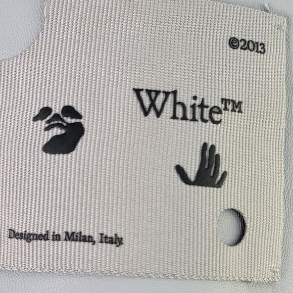 NWT Virgil Abloh 2013 OFF-WHITE Adam Gray Leather Single Breasted Blazer M - Picture 8 of 15